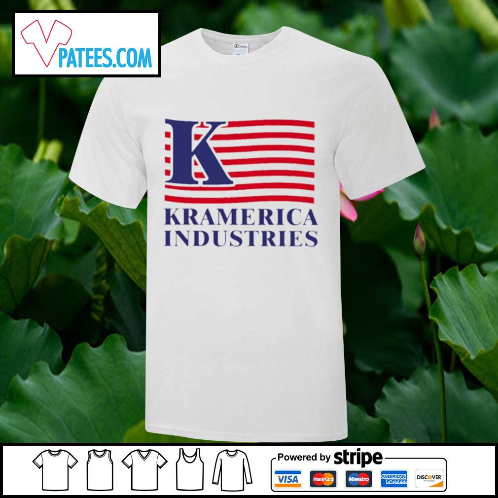 Funny k Kramerica Industries USA flag shirt